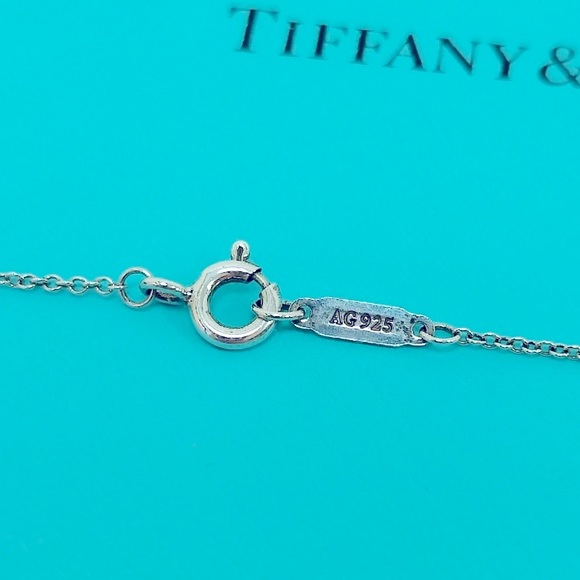 Authentic Tiffany & Co. Somerset Twisted Rope Knot 925 Sterling Silver Necklace - Picture 3 of 6